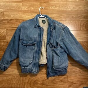 Wild Fable jean jacket with Sherpa lining. Size Small, never worn
